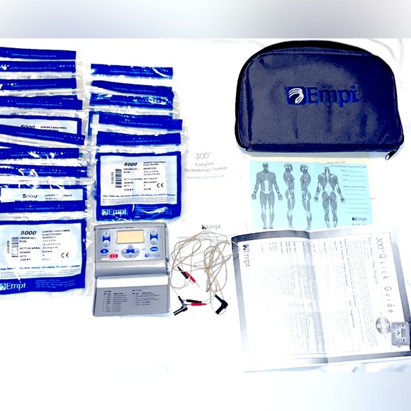 Empi 300 PV Complete Electrotherapy System/Neuromuscular Stimulator Exc.Cond. - Picture 1 of 12
